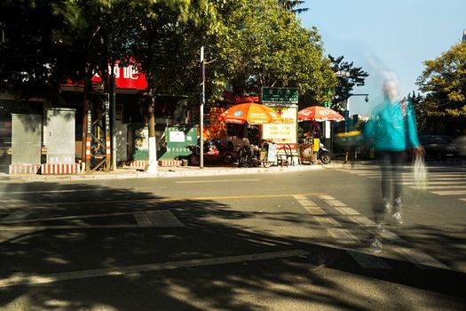Street photography in Kunming city, China