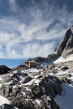 Jade Dragon Snow Mountain (Yulong Snow Mountain) located at Lijiang, Yunnan, China