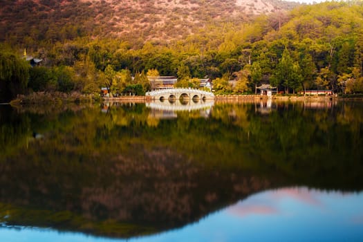Black Dragon Pool in Lijiang, Yunnan, China