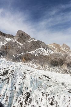 Jade Dragon Snow Mountain (Yulong Snow Mountain) located at Lijiang, Yunnan, China