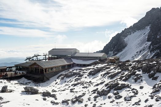 Jade Dragon Snow Mountain (Yulong Snow Mountain) located at Lijiang, Yunnan, China
