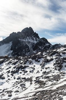 Jade Dragon Snow Mountain (Yulong Snow Mountain) located at Lijiang, Yunnan, China