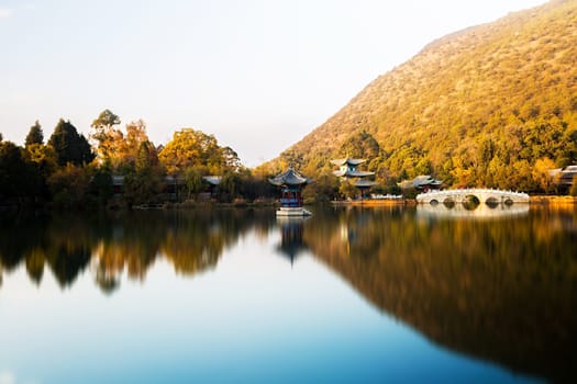 Black Dragon Pool in Lijiang, Yunnan, China