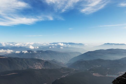 Jade Dragon Snow Mountain (Yulong Snow Mountain) located at Lijiang, Yunnan, China