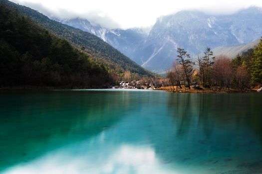 Blue Moon Valley of Lijiang located at Lijiang, Yunnan, China