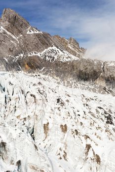 Jade Dragon Snow Mountain (Yulong Snow Mountain) located at Lijiang, Yunnan, China