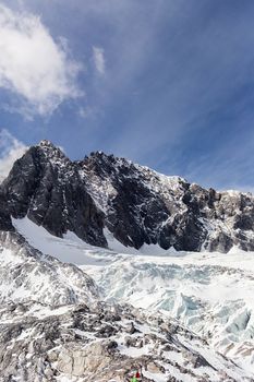 Jade Dragon Snow Mountain (Yulong Snow Mountain) located at Lijiang, Yunnan, China