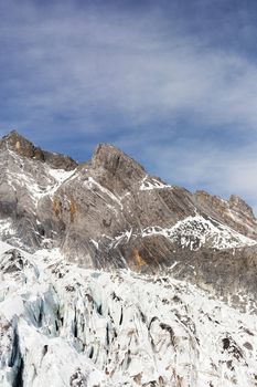 Jade Dragon Snow Mountain (Yulong Snow Mountain) located at Lijiang, Yunnan, China