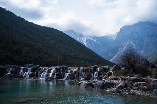 Blue Moon Valley of Lijiang located at Lijiang, Yunnan, China
