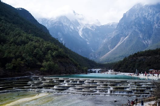 Blue Moon Valley of Lijiang located at Lijiang, Yunnan, China