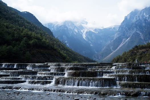 Blue Moon Valley of Lijiang located at Lijiang, Yunnan, China
