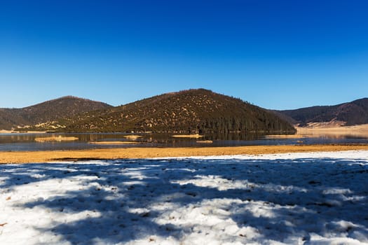 Landscape of Pudacuo National Park, Shangri-la, China