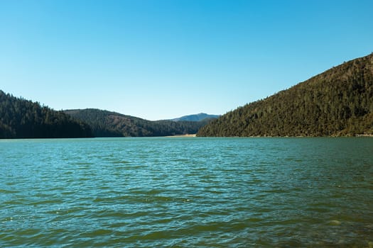 Landscape of Pudacuo National Park, Shangri-la, China