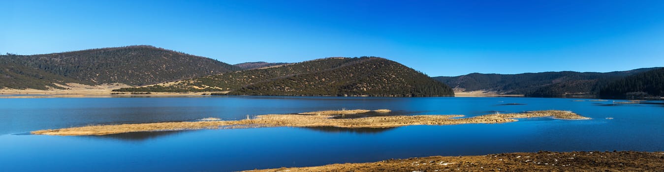 Landscape of Pudacuo National Park, Shangri-la, China