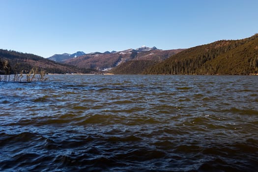Landscape of Pudacuo National Park, Shangri-la, China