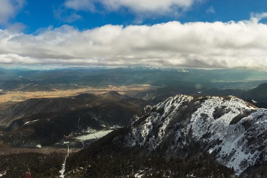 Shika Snow Mountain in Yunnan, China