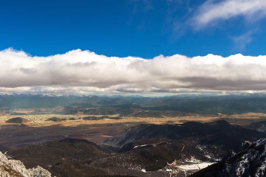 Shika Snow Mountain in Yunnan, China