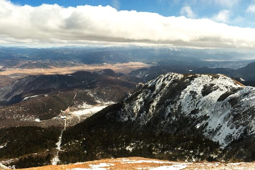 Shika Snow Mountain in Yunnan, China