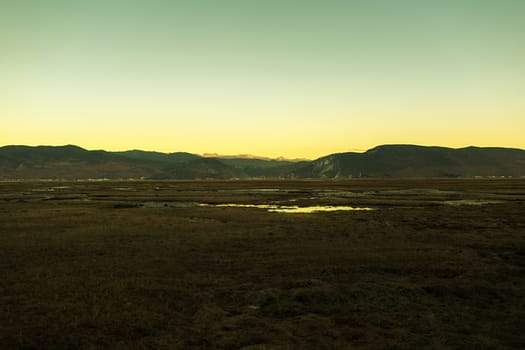 Napa lake in Shangri-la, China