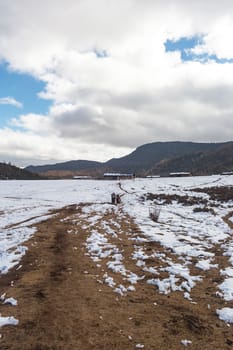 Shika Snow Mountain in Yunnan, China