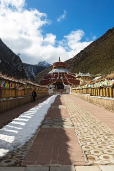 Shika Snow Mountain in Yunnan, China