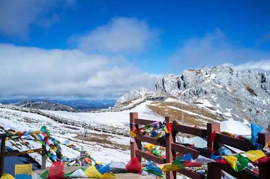 Shika Snow Mountain in Yunnan, China