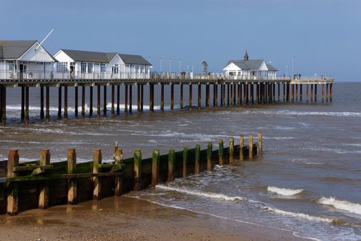 Sun Setting on Southwold Pier Suffolk