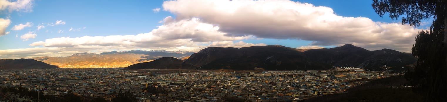 Shangri-la old town in Yunnan, China