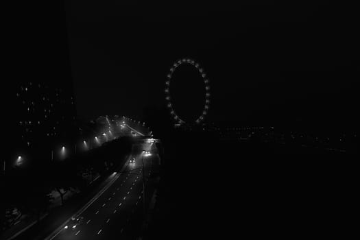 Singapore cityscape at night