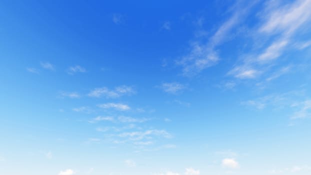 Cloudy blue sky abstract background, blue sky background with tiny clouds, 3d illustration