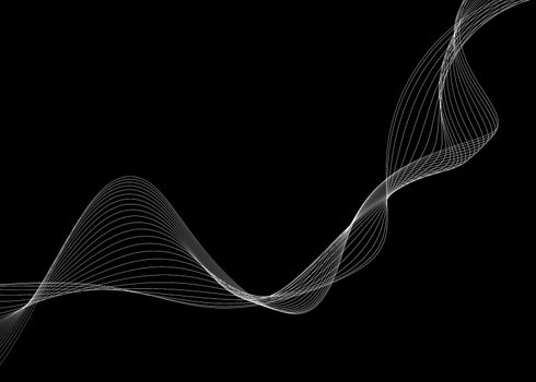 abstract background with curve lines, abstract line dark background