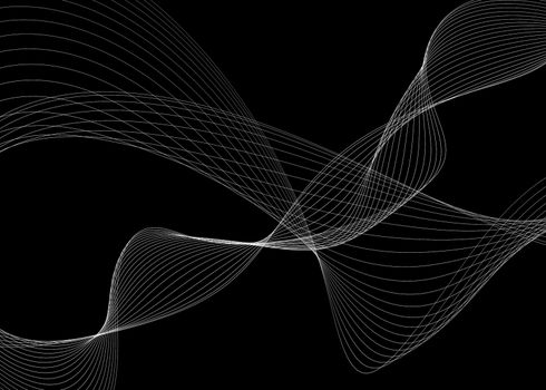 abstract background with curve lines, abstract line dark background