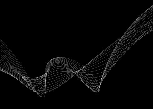 abstract background with curve lines, abstract line dark background