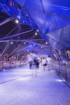 Helix bridge in Singapore