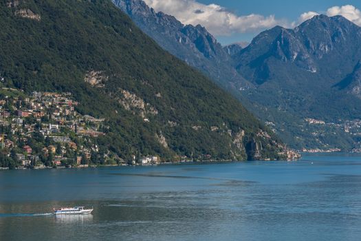 Ferry on Lake Lugano