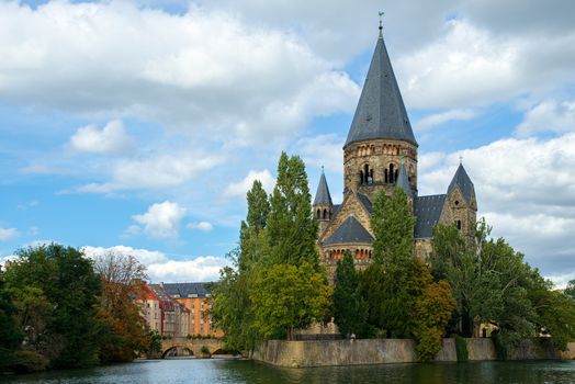 View of Temple Neuf in Metz Lorraine Moselle France