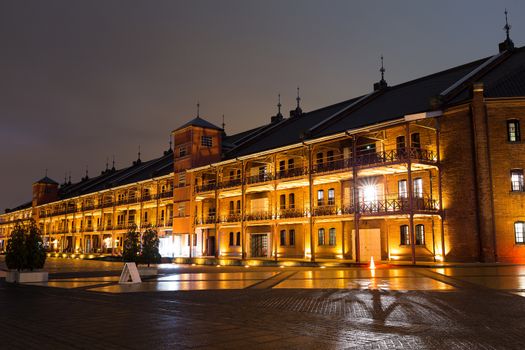 Red Brick Warehouse at night