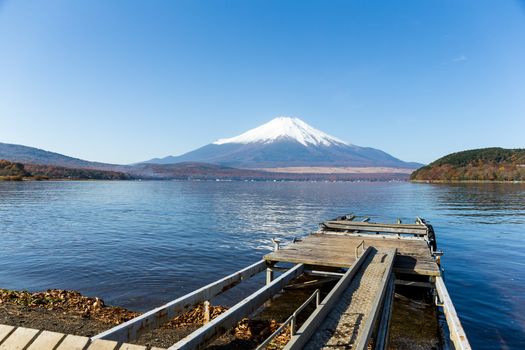 Mount Fuji and Lake Yamanaka