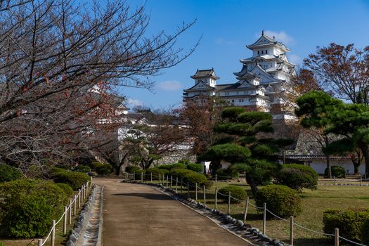Japanese Himeji castle