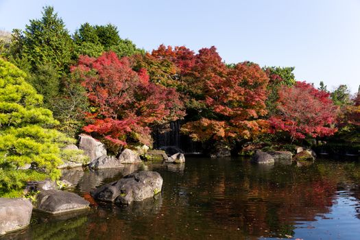 Kokoen Garden at Himeji of Japan