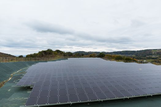 Solar energy panel plant