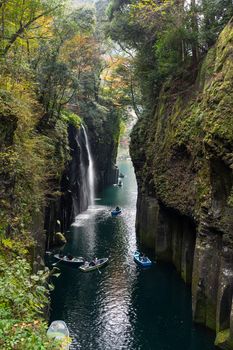 Takachiho Gorge in autumn