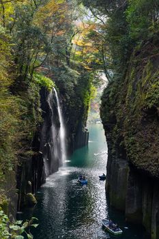 Takachiho gorge at Miyazaki of Japan