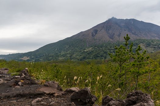 Sakurajima in Japan