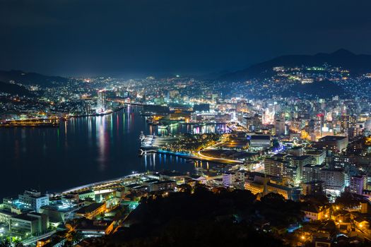 Nagasaki skyline at night