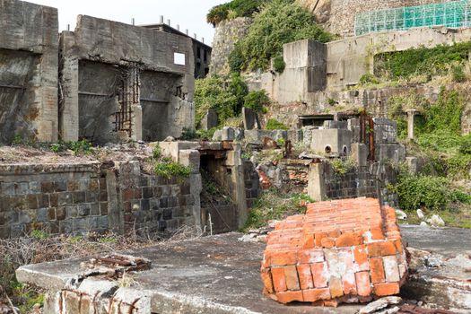 Abandoned island of Gunkanjima