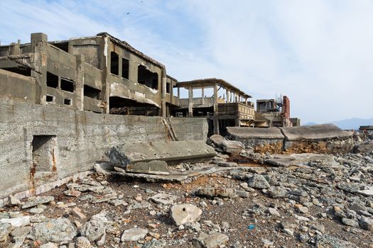 Hashima Island in Nagasaki