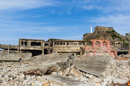 Battleship island in Nagasaki city