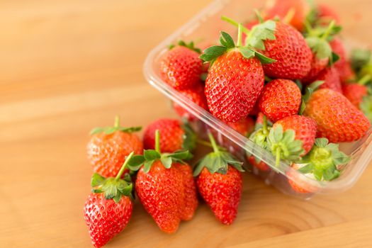 Strawberry in packing