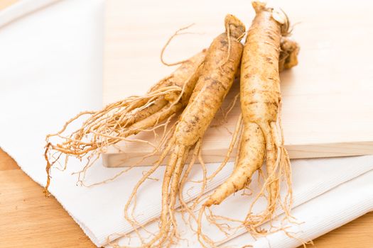 Fresh ginseng root